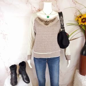 Nordstrom Gibson updated embellished sweatshirt